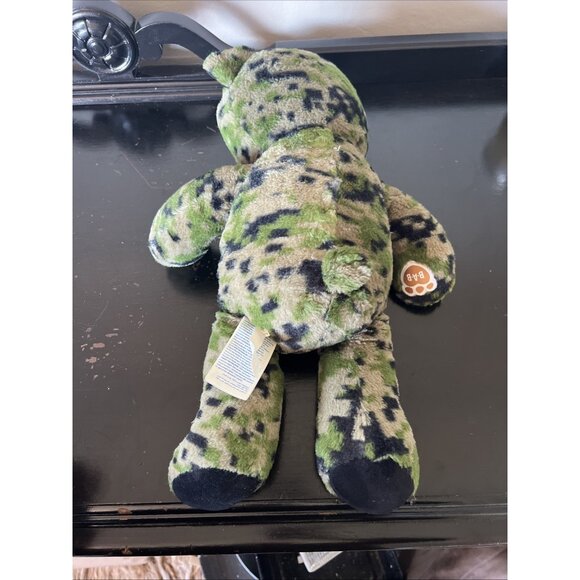 Build-A-Bear Workshop Camouflage Camo Plush Teddy Bear- Stuffed Animal Toy 17" - Picture 5 of 6